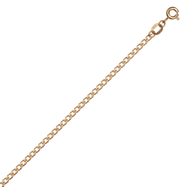 Цепь из красного золота 585, плетение «Ромб двойной»